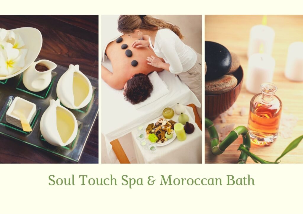 Best Massage spa in business bay Cream And Olive Green With Photo Collage Massage Gift Certificate 1024x726